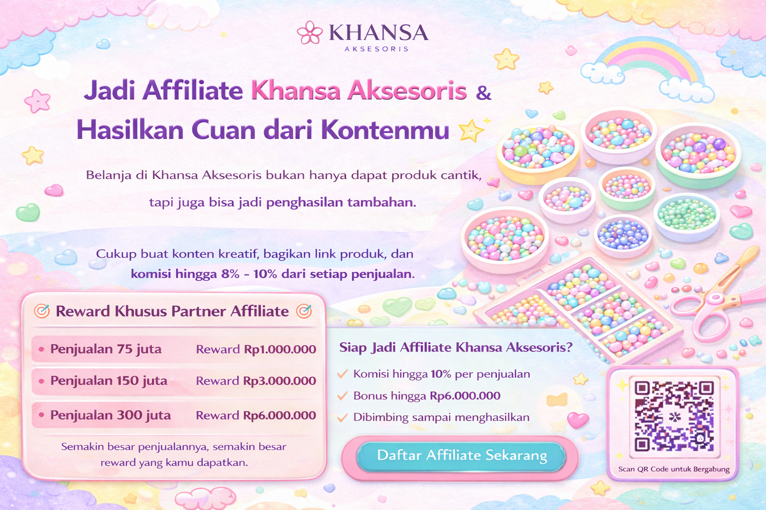 Daftar Menjadi Affiliate Kami. - Dapatkan Komisi hingga 10%